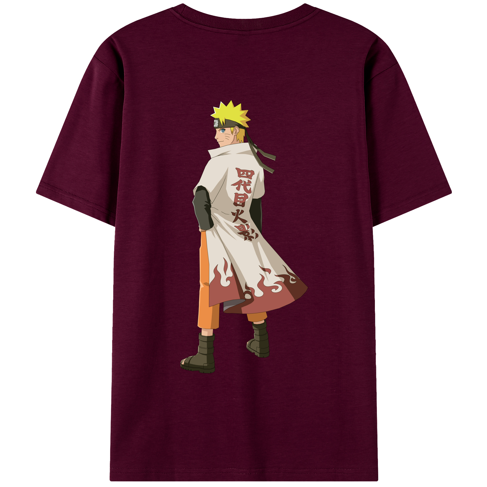 （画像用） NARUTO -ナルト- うずまき ナルト Uzumaki Naruto レディース半袖Tシャツ(バックプリント)